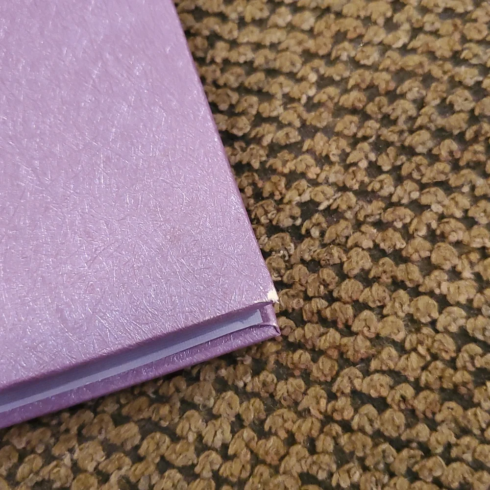 12x12 Purple Scrapbook With Photo Window 10 Pages Top Load